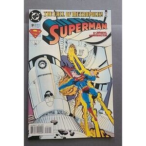 Vintage DC Comics Superman #91 The Fall of Metropolis 1994 Comic Book